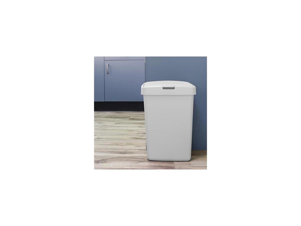 Sunware Delta Trash Can con válvula 50L White