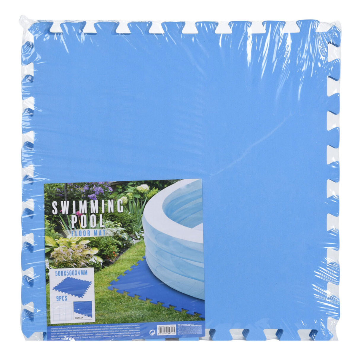 Swimmingpool -Leges, 50x50 cm (9 Stücke)