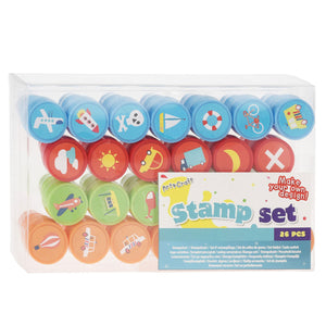 Stamp set figures, 26 pcs.