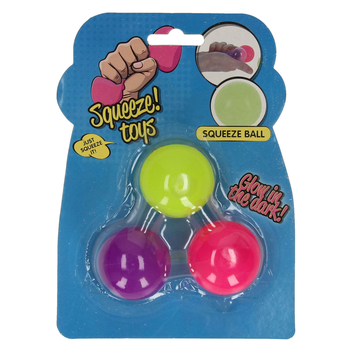 Squeeze Kugelstécker Faarf, Set vun 3