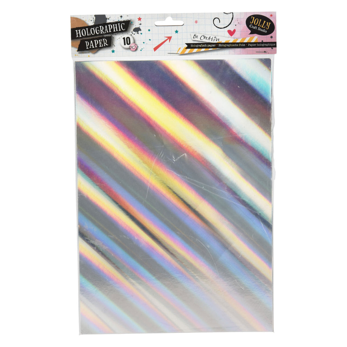 Holographic paper A4, 10 sheets
