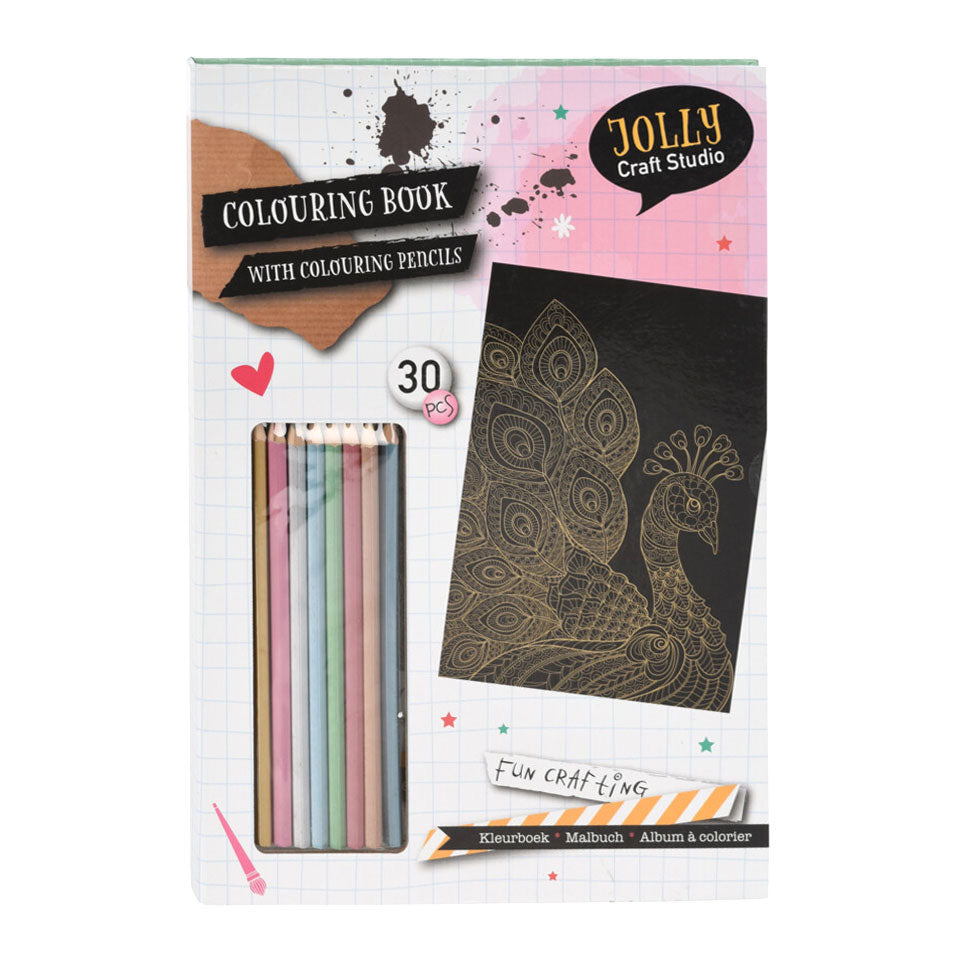 Koopman coloring book with 8 pencils