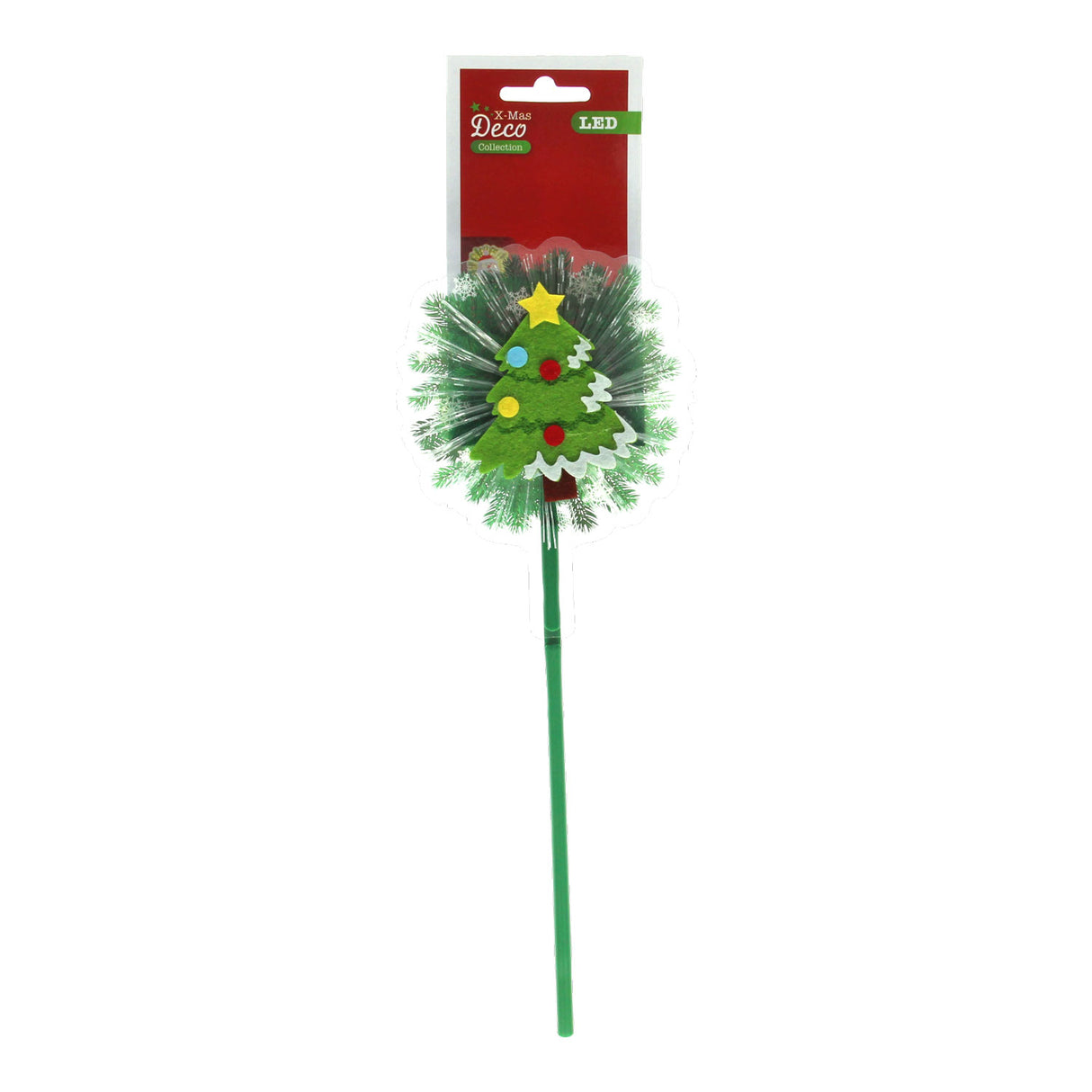 Christmas pick with Christmas figure LED