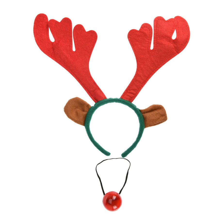 Reindeer Diadem and luminous nose