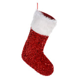 Christmas sock with sequins