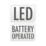 Vánoční vesnice s LED, 10DLG.