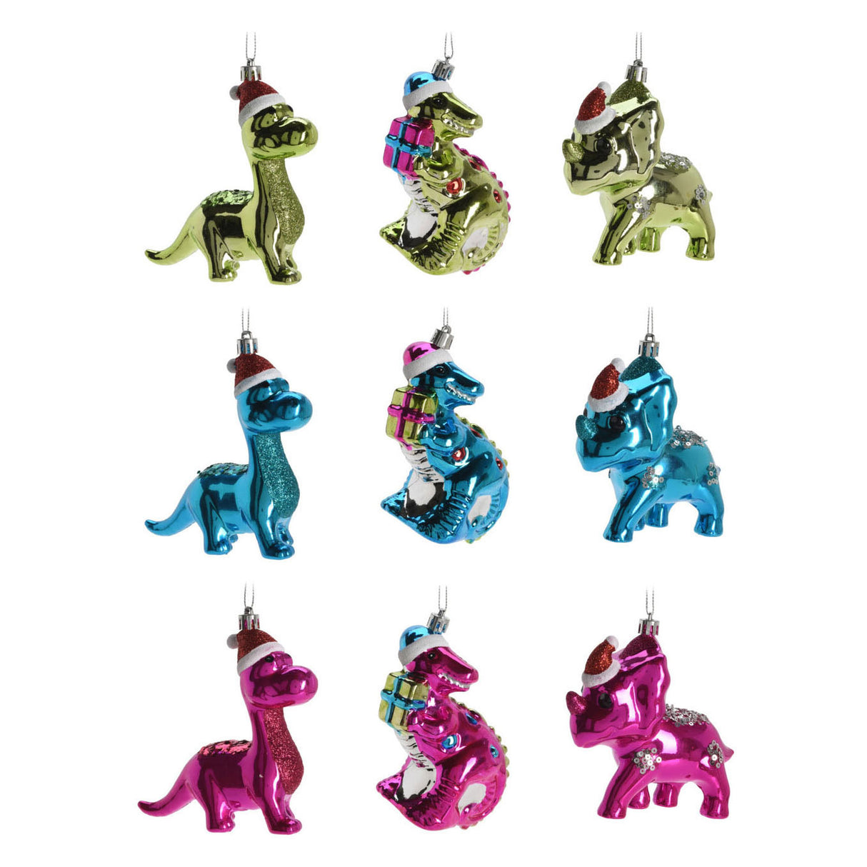 Dinosaur Christmas Ornament, 27 pcs.