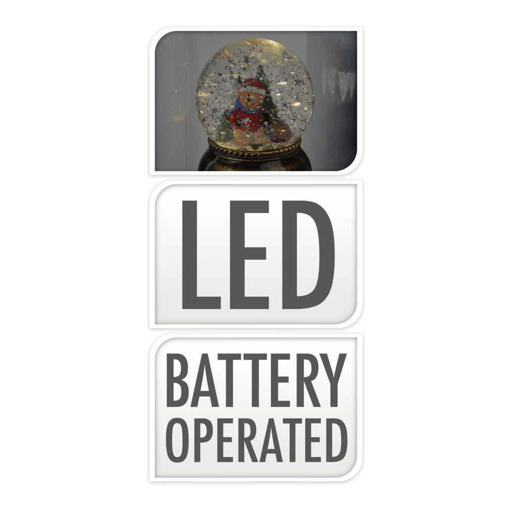 Shaking head Christmas with LED XL