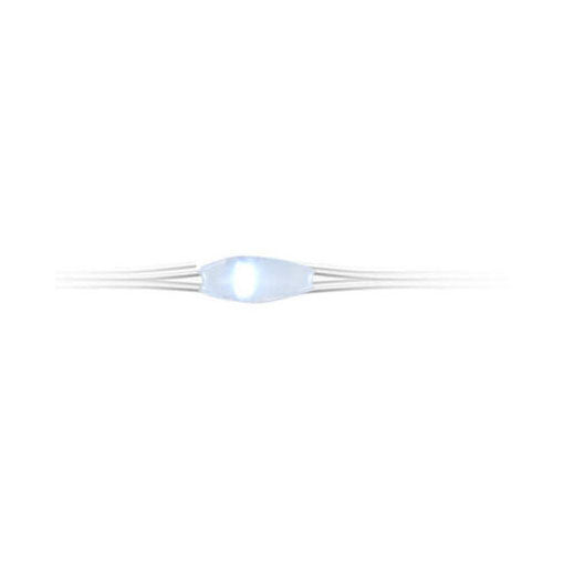 LED luč srebrna nit, 195 cm - obarvana