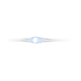 LED luč srebrna nit, 195 cm - obarvana