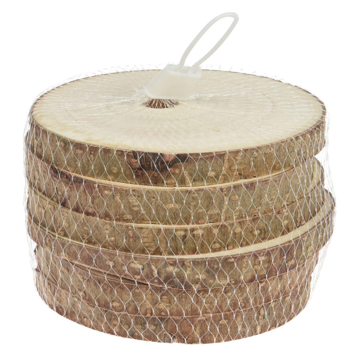 Coasters Tree Bark Wood 11cm, 6 pcs.