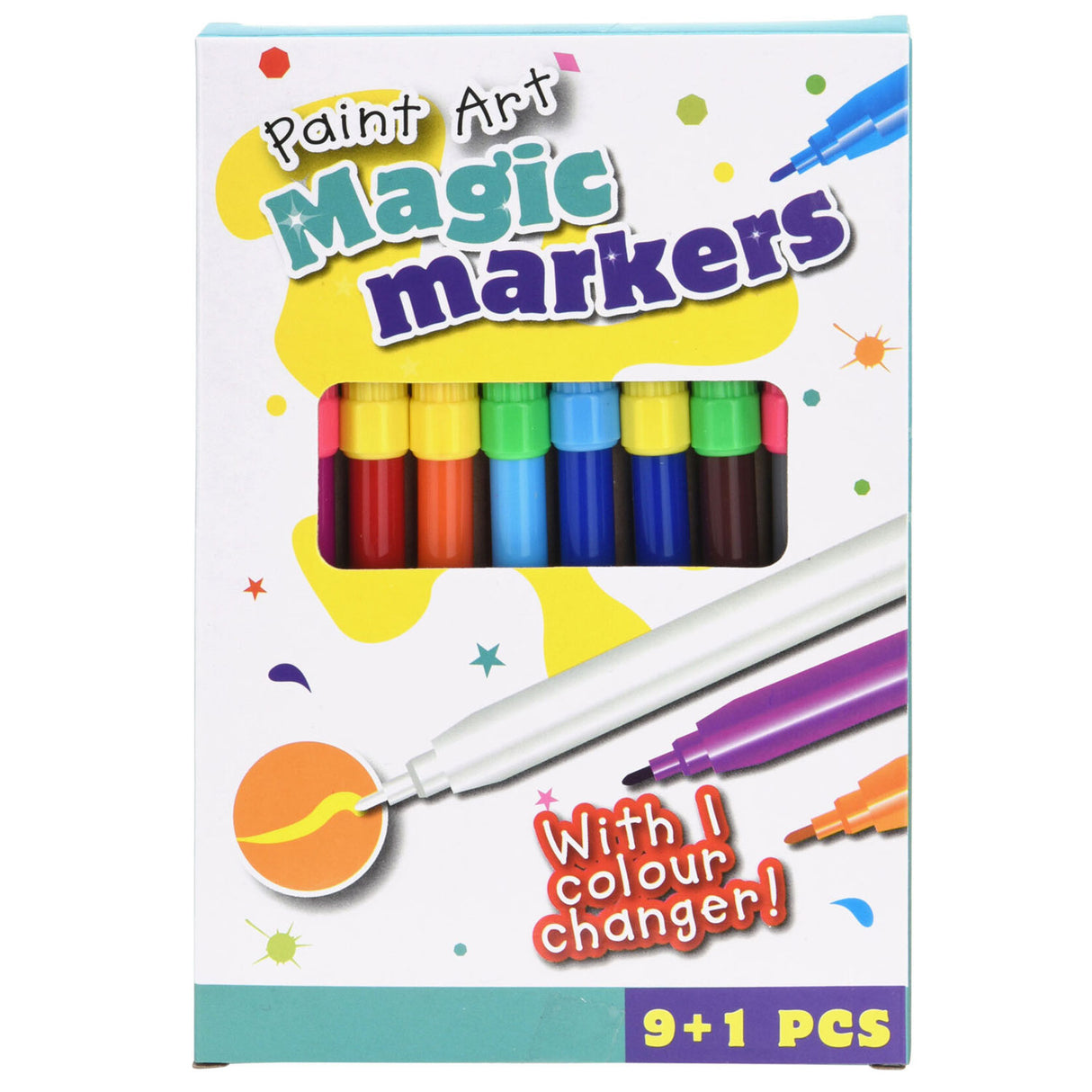 Felt -tip pens color change, 10th.