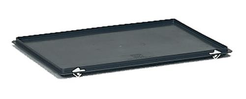 Fetra eurobak deksel tbv eurobak 600x400 grijs