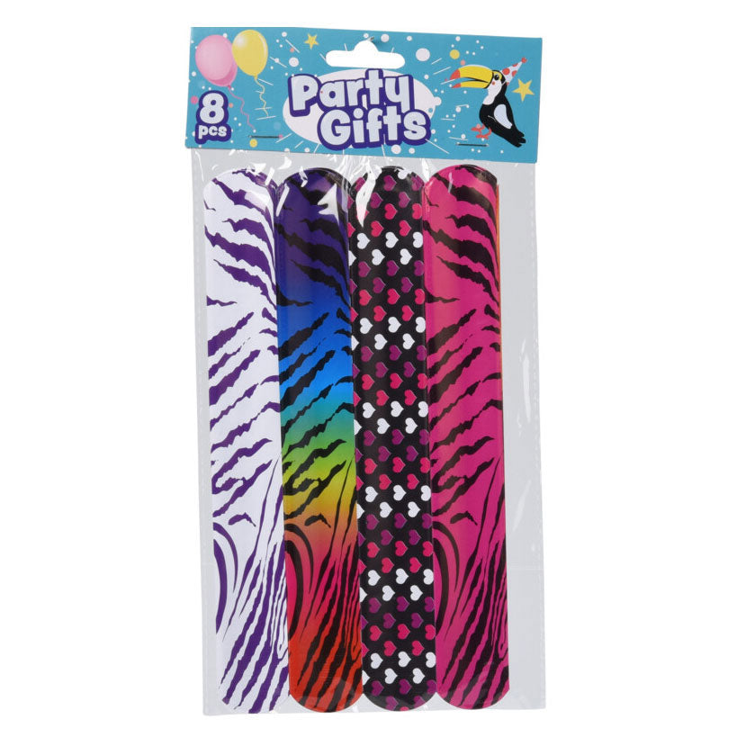 Party Favors Slap Bracelet, 8 pc.