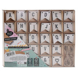 Lettres en bois, 84e.