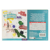 Medinis statybinis rinkinys pasigaminkite ir nupieškite krokodilą patys