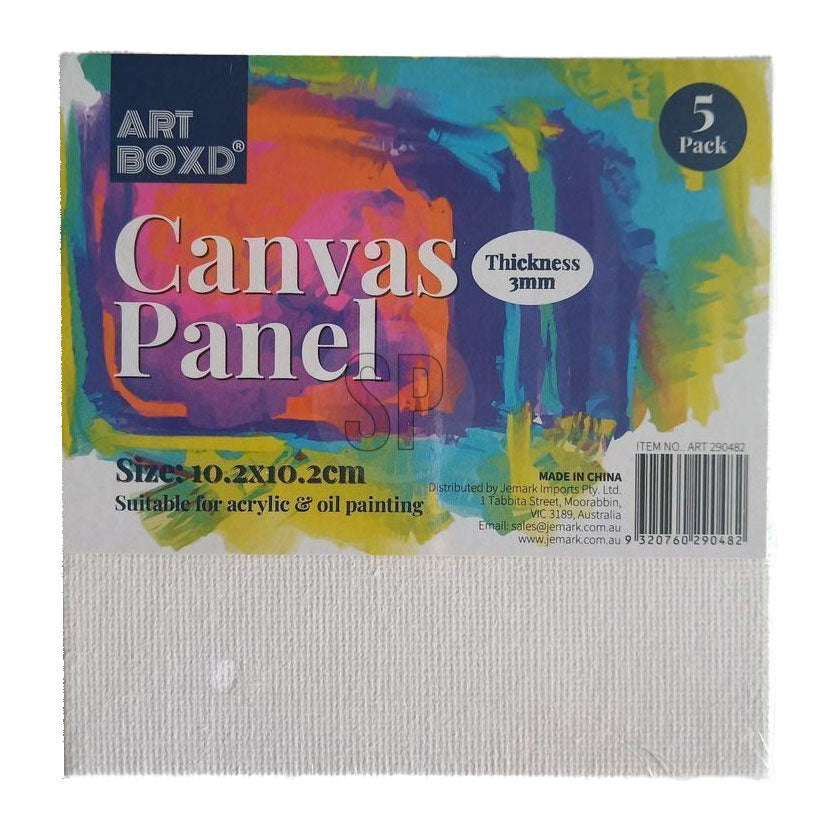 Canvas de pintor 10x10cm, 5st.