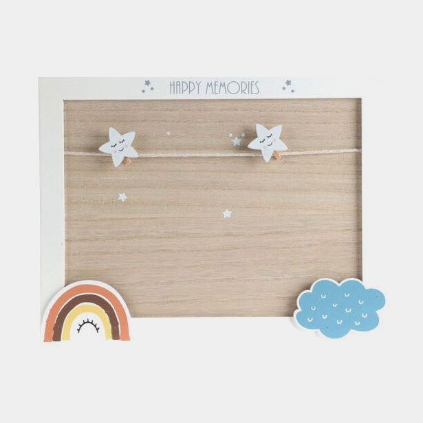 Memobord MDF regenboog