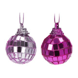 Spigel Disco Kugel Faarf, 8 Stéck.