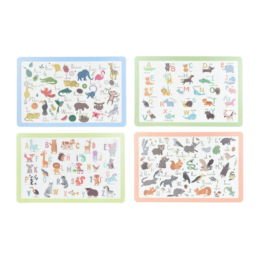 placemat Déieren, 12 PC.