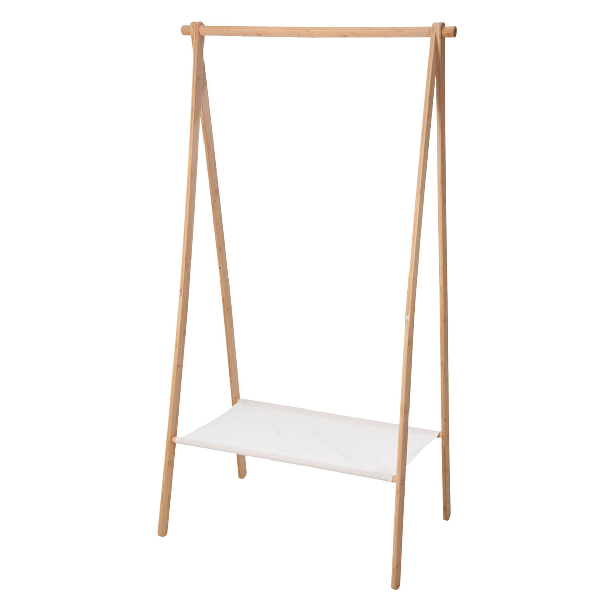 Kledingrek bamboe, 86x57x155cm