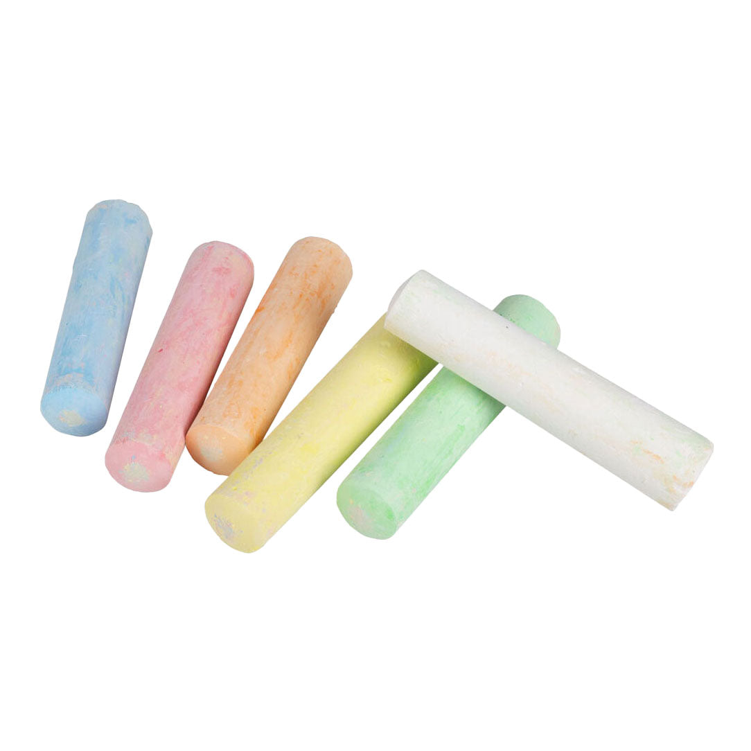Jumbo set of sidewalk chalk in a bucket, 54 pcs.