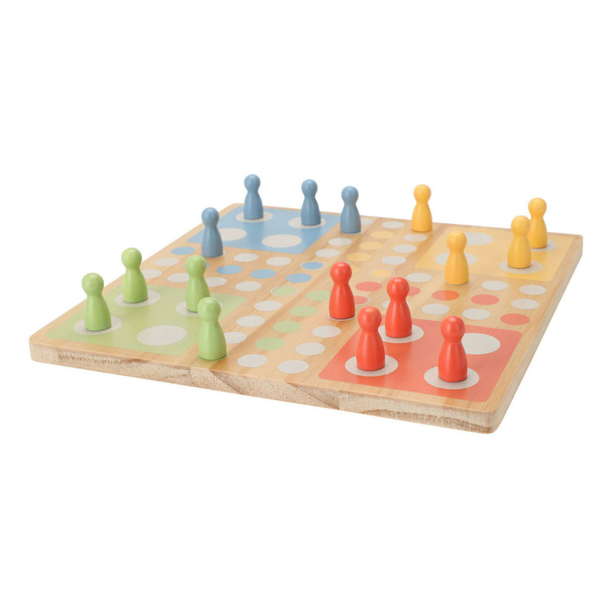 Juego de mesa de madera ludo