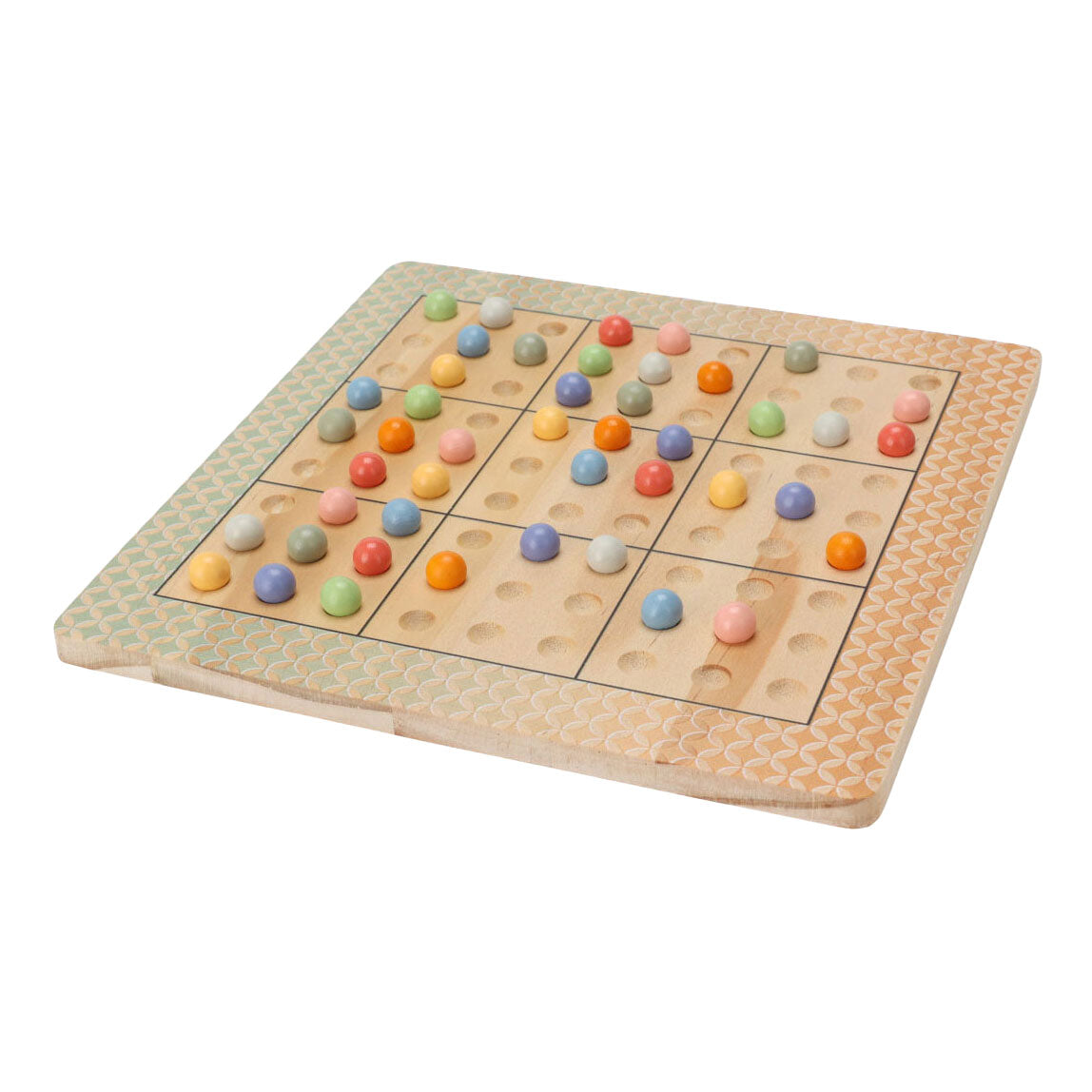 Juego de mesa de madera sudoku