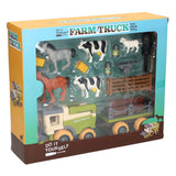 Jeu de ferme avec tracteur