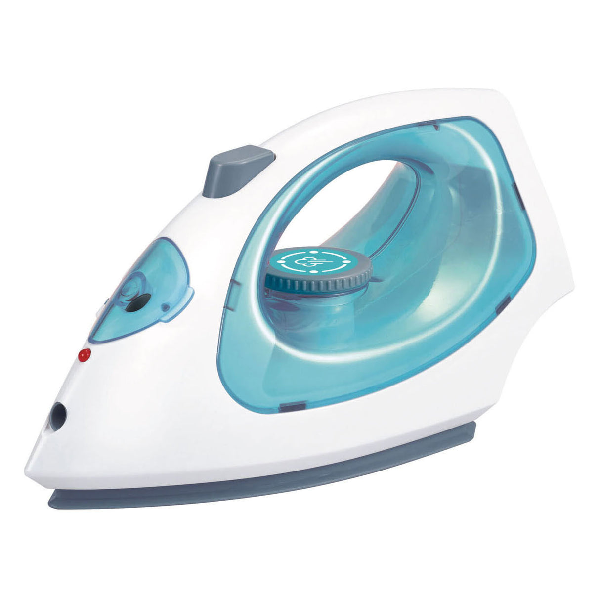 Toy iron blue white