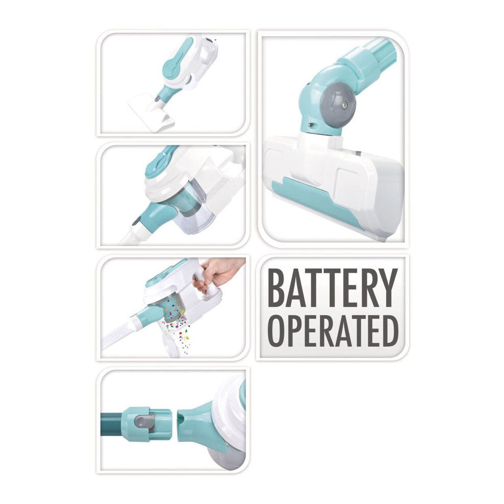 Toy vacuum cleaner blue wireless