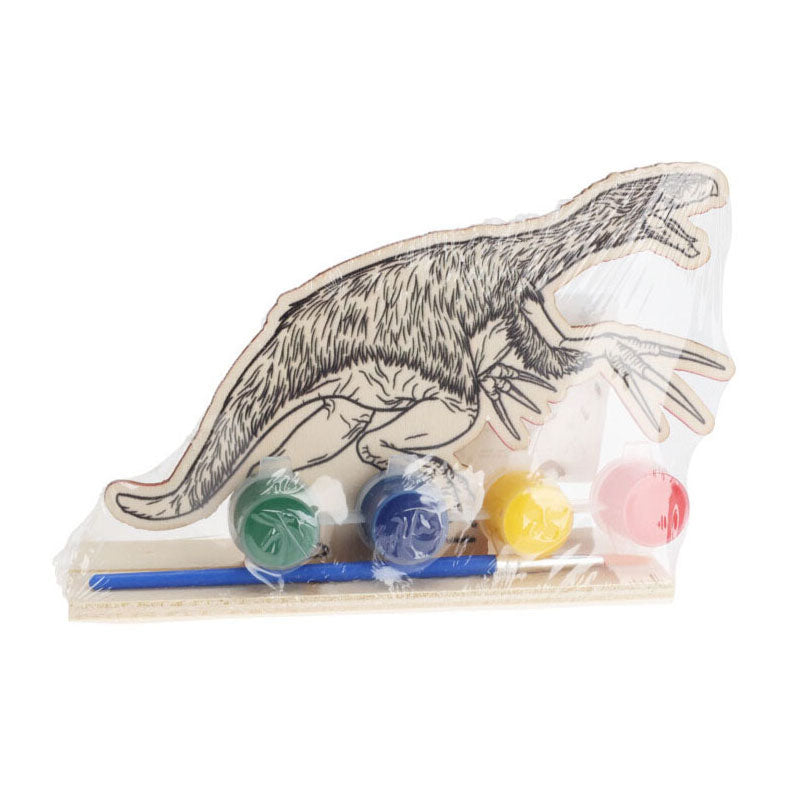 Dino paint set of wood, 6dlg.