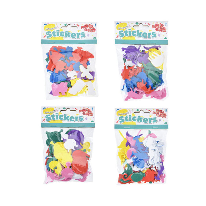 Sticker Schaum Déieren oder Gefier