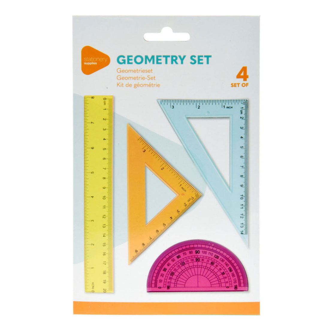 Geometrija set obarvana, 4dlg.