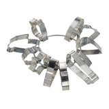 Cookie cutter set on ring, 11 pcs.