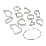 Ensemble d'emporte-pièces sur anneau, 11 pcs.