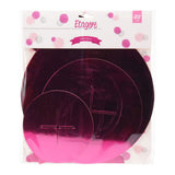 Etagere cardboard 3 layers pink