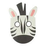 Mask jungle paper set, 8st.