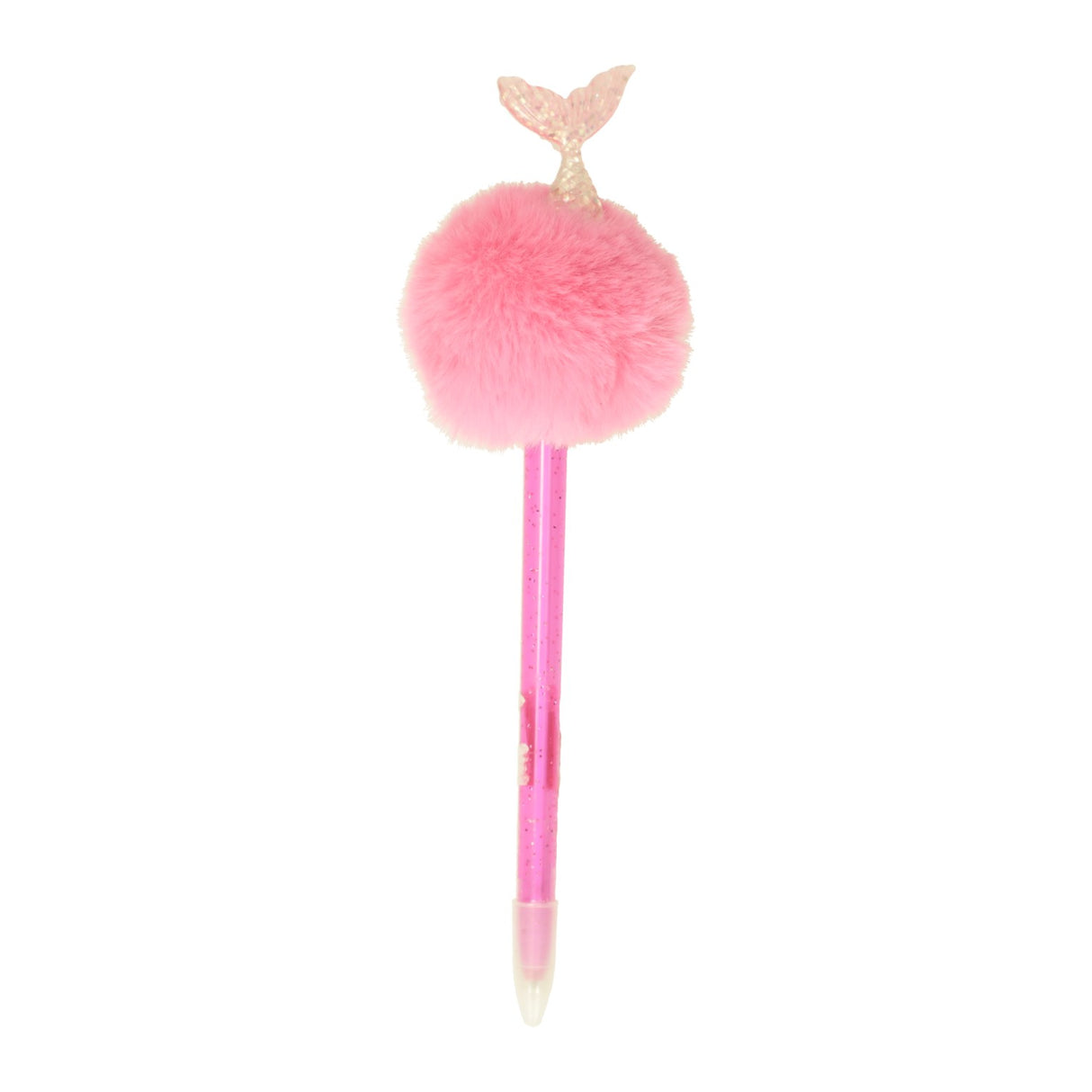 Ballpoint pin Mermaid mat Pompom