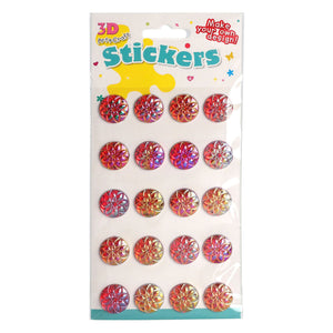 Sticker Blummendesign, 20 Stéck.