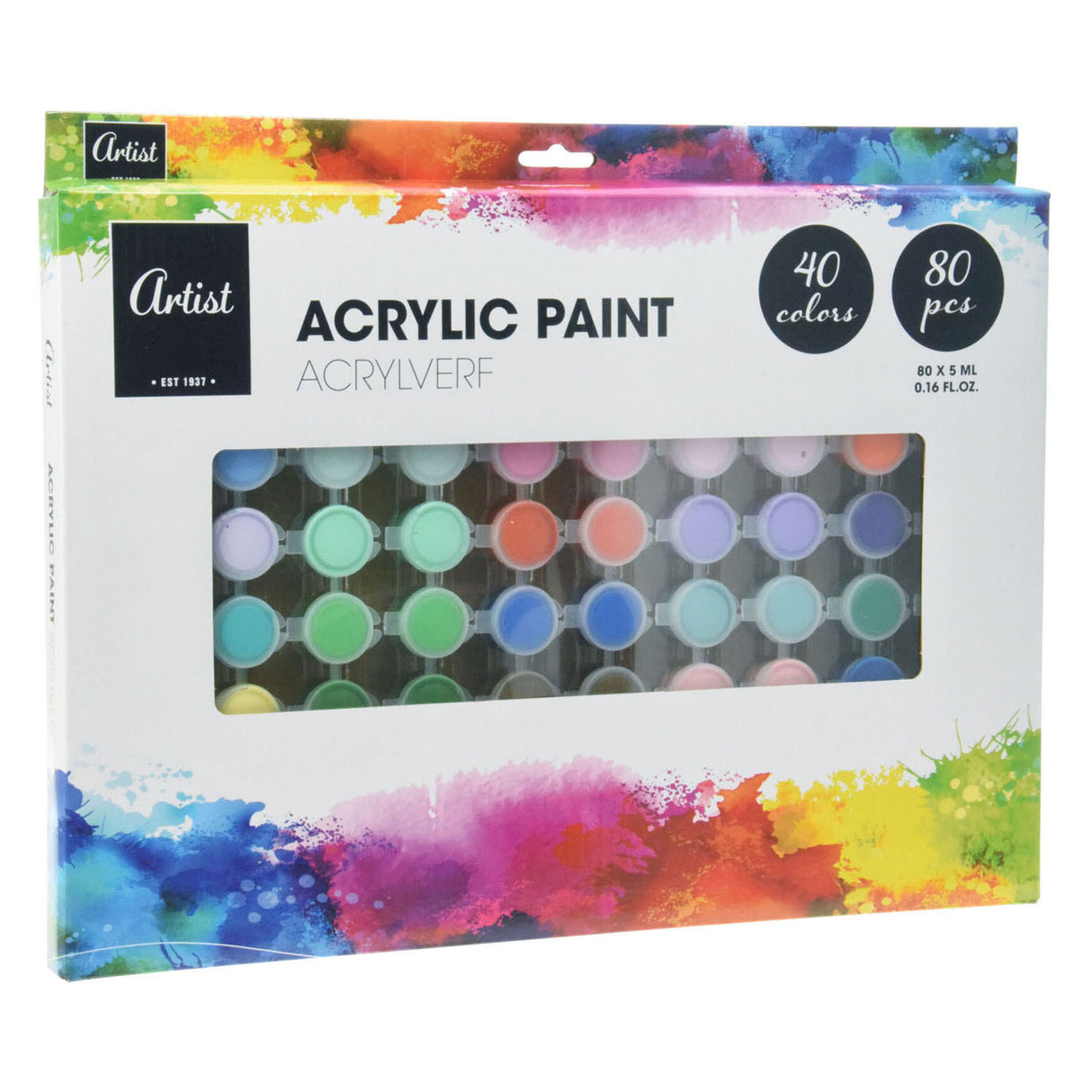 Acrylic paint various 80x5ml