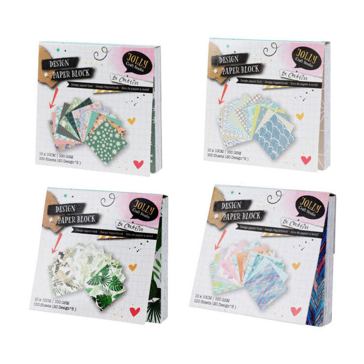 Block Design Pabeier 10x10cm, 100..