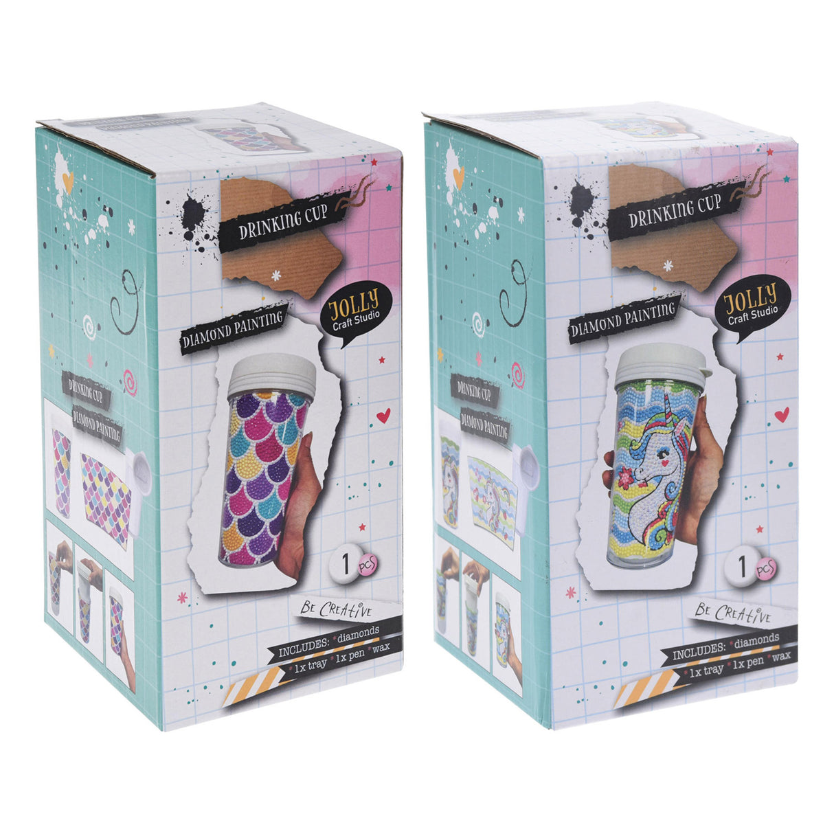 Make your own drinking cup diamond painting