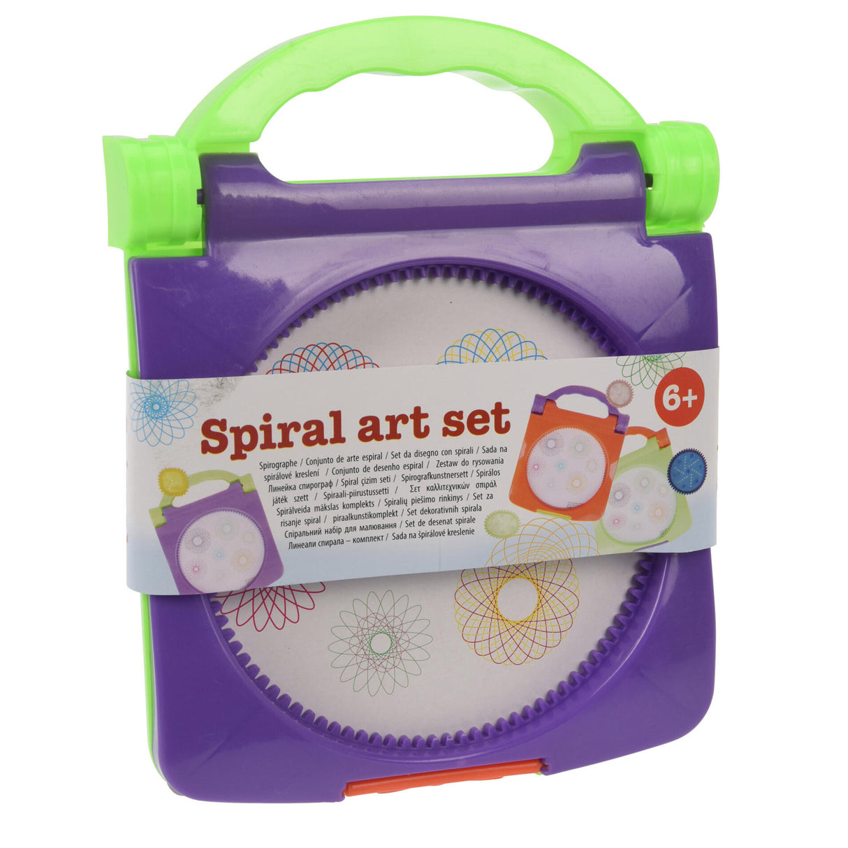 Drawing spiral spirograph set