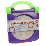Drawing spiral spirograph set
