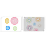 Drawing spiral spirograph set