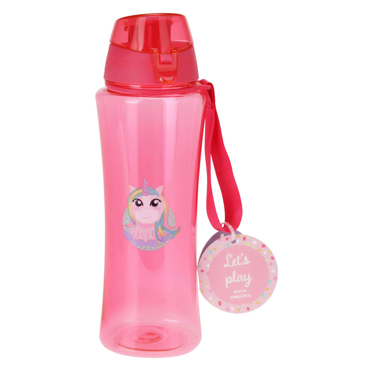 Sports bottle unicorn, 650ml
