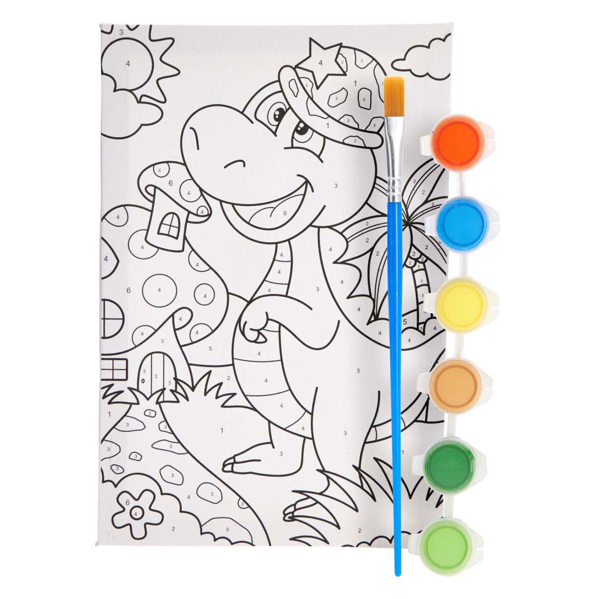 Schilderen op nummer schilderset - set van 12 schilderijen