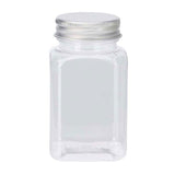 Plastic storage jars with lid, 4 pcs.