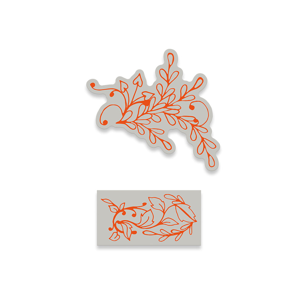 Tonic studios • delicate detail stamp set vine flourish